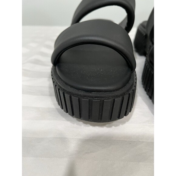 Sorel Ona Streetworks Platform Mid Heel Sandals Black Women’s Size 9 NWOB - Picture 4 of 11